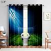 Крутые Вода и Огонь Футбол Горячая Кровь 3D-принтованные Шторы Подходят для Спальни Гостиной Киберспортивные Декоративные Шторы 2 ШТ