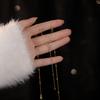 Tassel Necklace for Women, Japanese and Korean Light Luxury Temperament, Simple and Cold Style, and Then Run Collarbone Chain