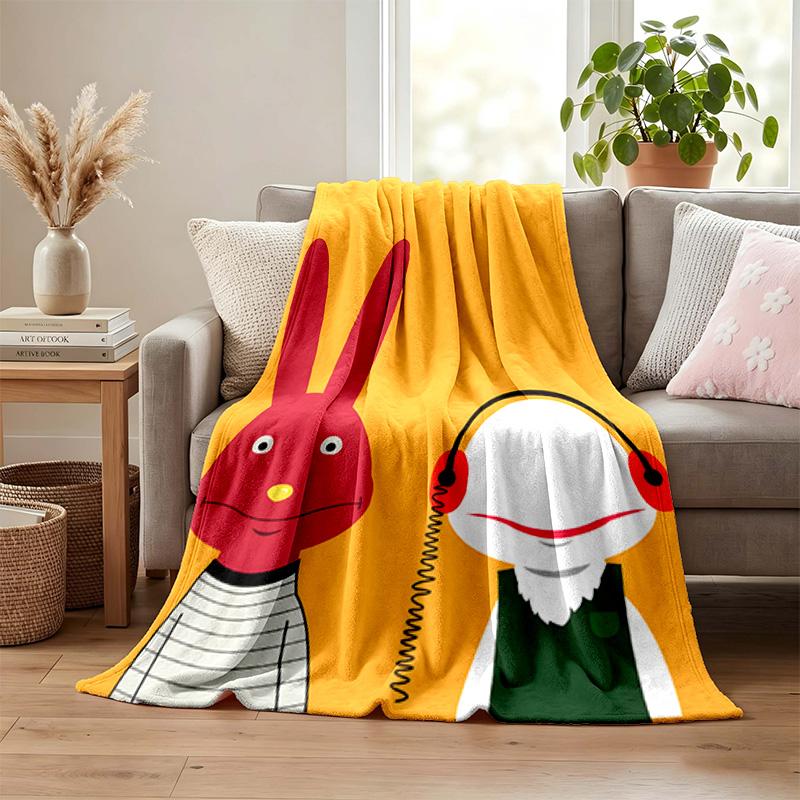 31 minutos blanket Flannel Blanket Soft Cozy Plush Throw for Sofa Bed Lightweight Home Decor