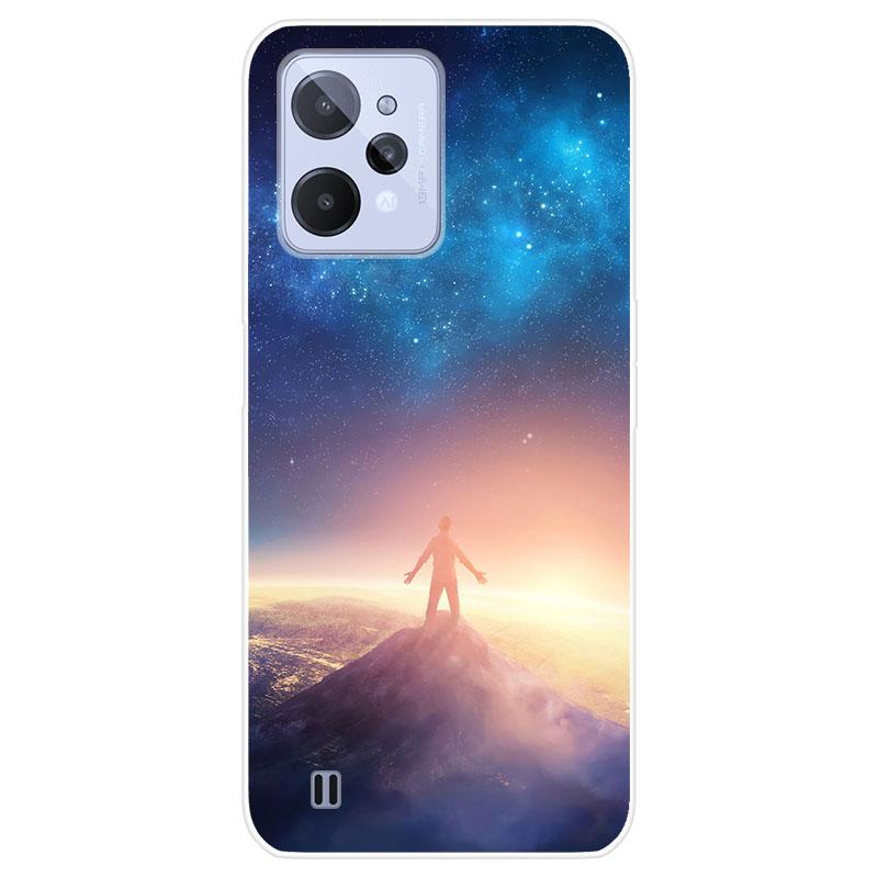 Для Realme C31 C 31 RealmeC31 чехол Мягкая силиконовая задняя крышка модный чехол для телефона с мультяшным рисунком