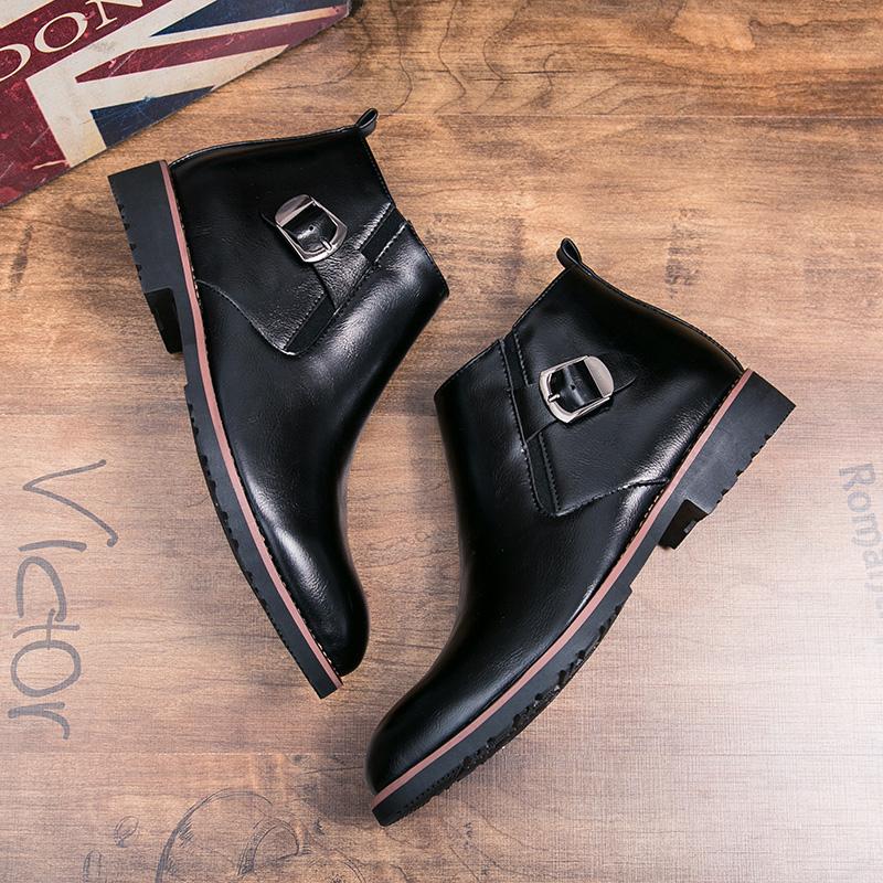 Лидер продаж, мужские кожаные ботильоны, Европа, Америка, роскошные свадебные туфли жениха, подошва ручной работы, мужские деловые туфли