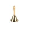 Durable Brass Hand Bell, Hand-Mounted Call Bell, Retro Dinner Bell, Tabletop Bell, Perfect for Restaurants, Raffles, Christmas Events, Festivals, and