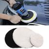Auto Polisher Accessories Wool Sponge Pad Car Beauty Tool Car Polishing Disc Self-Adhesive Disc