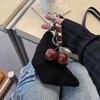 Классический подвесной декор Красная Вишня из Хрусталя Для Сумки Coach Наплечной Сумки Женский Брелок Подвески для Сумок Аксессуар