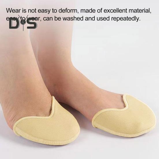 1 пара губчатых вставок для балетной обуви, снимающих давление на переднюю часть стопы, многоразовые моющиеся протекторы для пальцев ног для балета, танцев и повседневной носки
