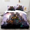 World of Warcraft Games Bedding Set Horde Banner Flag Printed Duvet Cover Set Pillowcase Twin Full Queen King Size Drop Shipping
