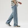 New Japanese Loose Straight High Street Retro Jeans Trousers In Spring and Summer