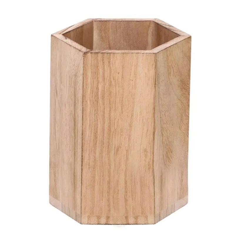 Настольные деревянные держатели для ручек в стиле INS, большая вместительная коробка для ручек, многофункциональный деревянный органайзер для карандашей