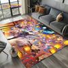 Новый ковер-циновка для одиночных мультяшных игр Genshin Impact для гостиной, спальни, дома, украшения дивана, детская игровая нескользящая напольная подстилка