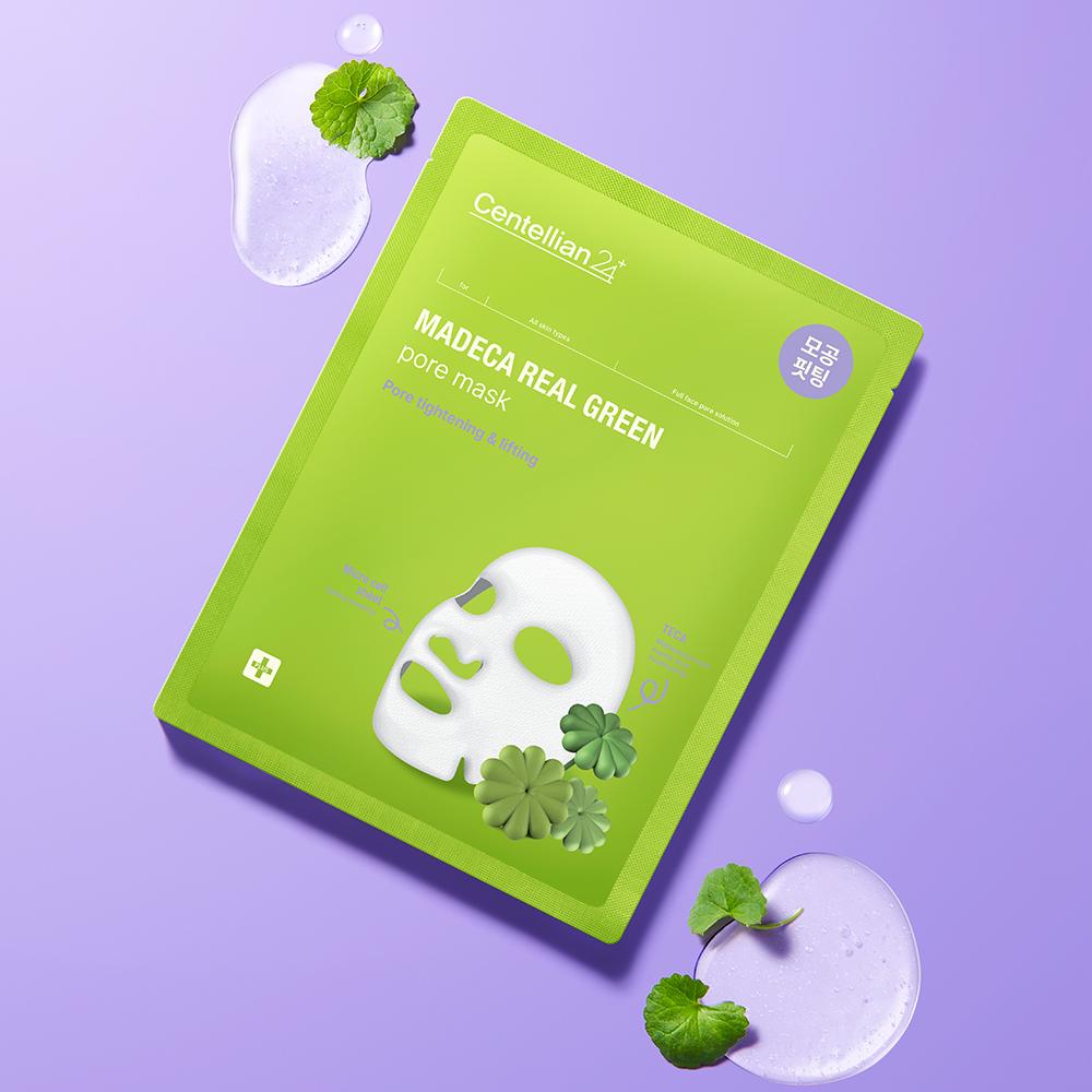 [centellian24] Madeca Real Green Pore Mask Pack (10 Sheets)