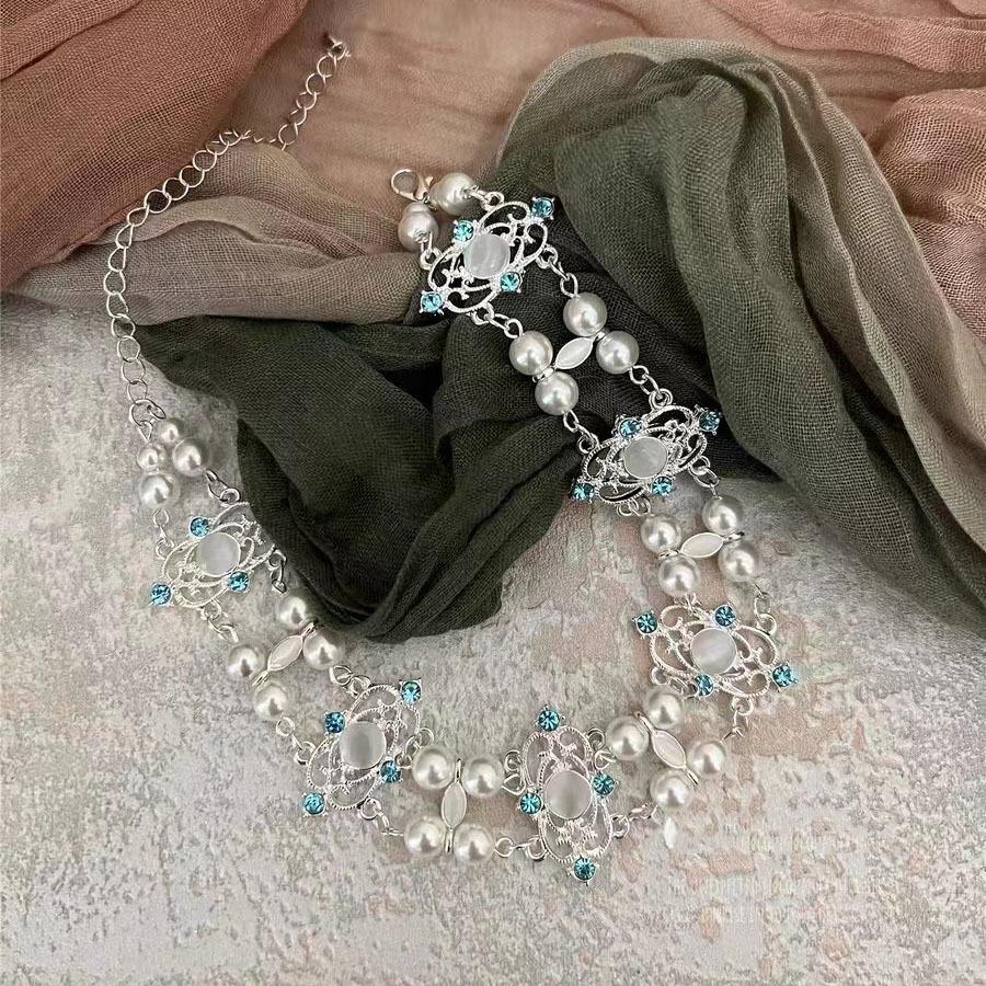 Ожерелье из бисера Y2K со звездой - Титановая сталь, панк-готический стиль для женщин