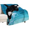 Orca Throw Blanket Warm Flannel Blanket for Couch Chair Bedroom