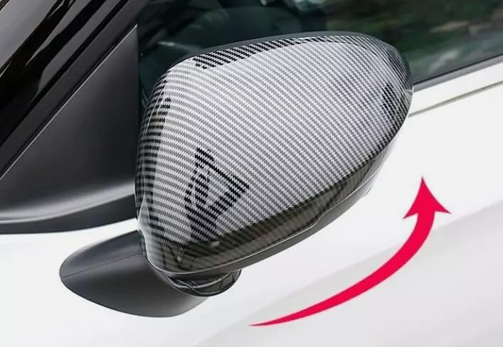 FUKUARE Outlander Door Mirror Covers GN in Black Carbon Fiber (GN0W, PHEV, Series)
