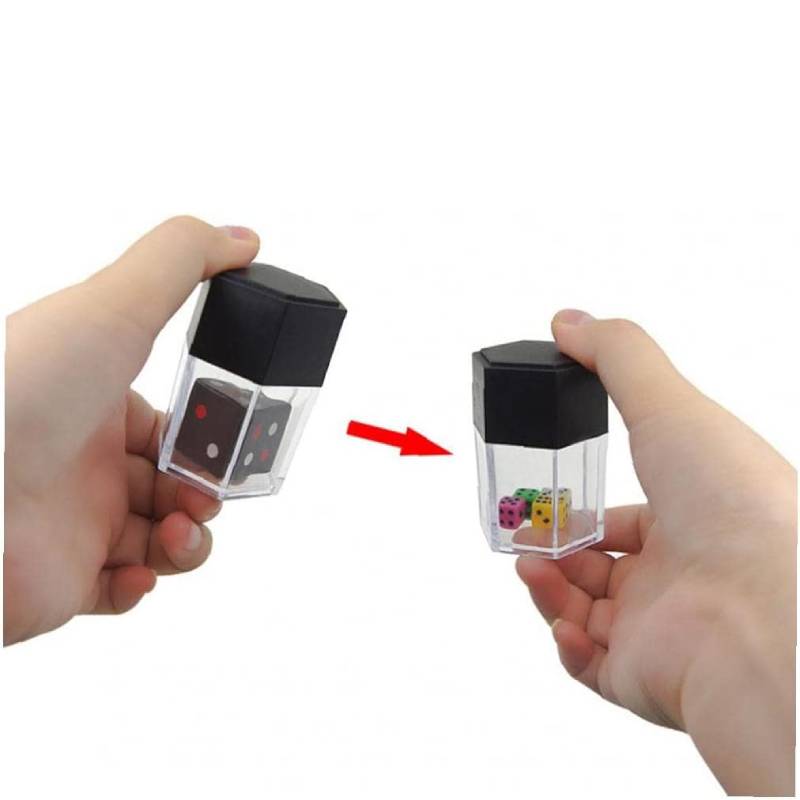 Magic Prop Explosion Dice Easy Magic Trick Novelty Funny Toy Mini Colorful Dice Close-Up Stage Performance Gift For Kid Children