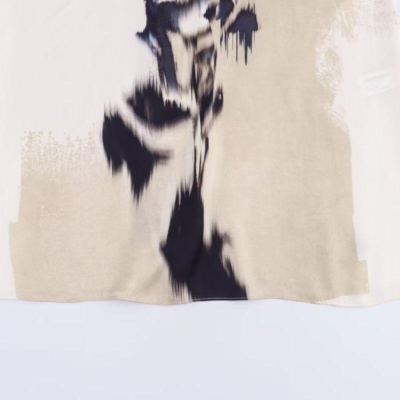 Kaslead New Arrival Women's Clothing Fashion Style Fashion Minimalist Intimates Style Print Dress 8303024