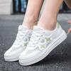 2025 Spring New Sports Shoes Women's Versatile Thick-soled Lightweight Breathable Board Shoes Soft-soled Casual Shoes Little White Shoes Tide