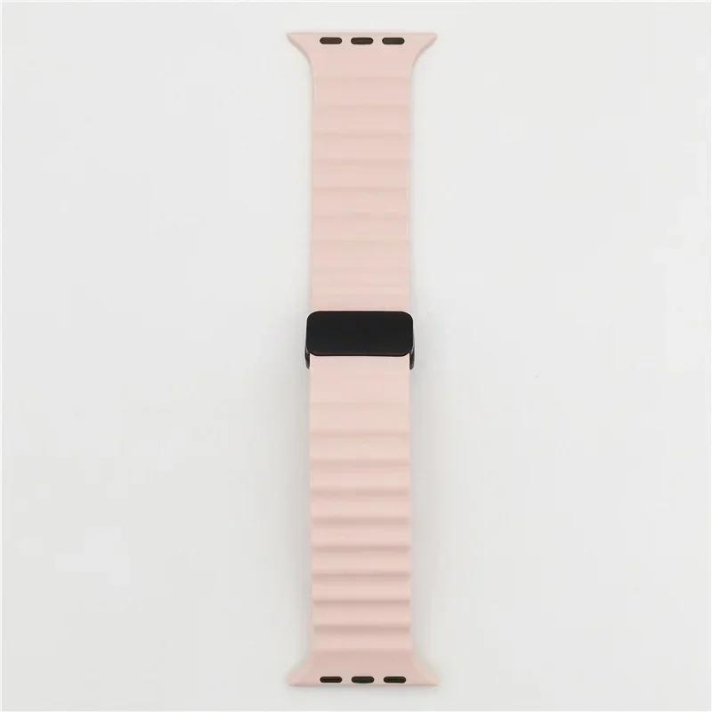 Ocean Strap for Apple Watch 10 9 8 7 Ultra Band 46mm 45mm 49mm 44mm 41/42mm Silicone Magnetic Sport Bracelet iWatch Series se 6