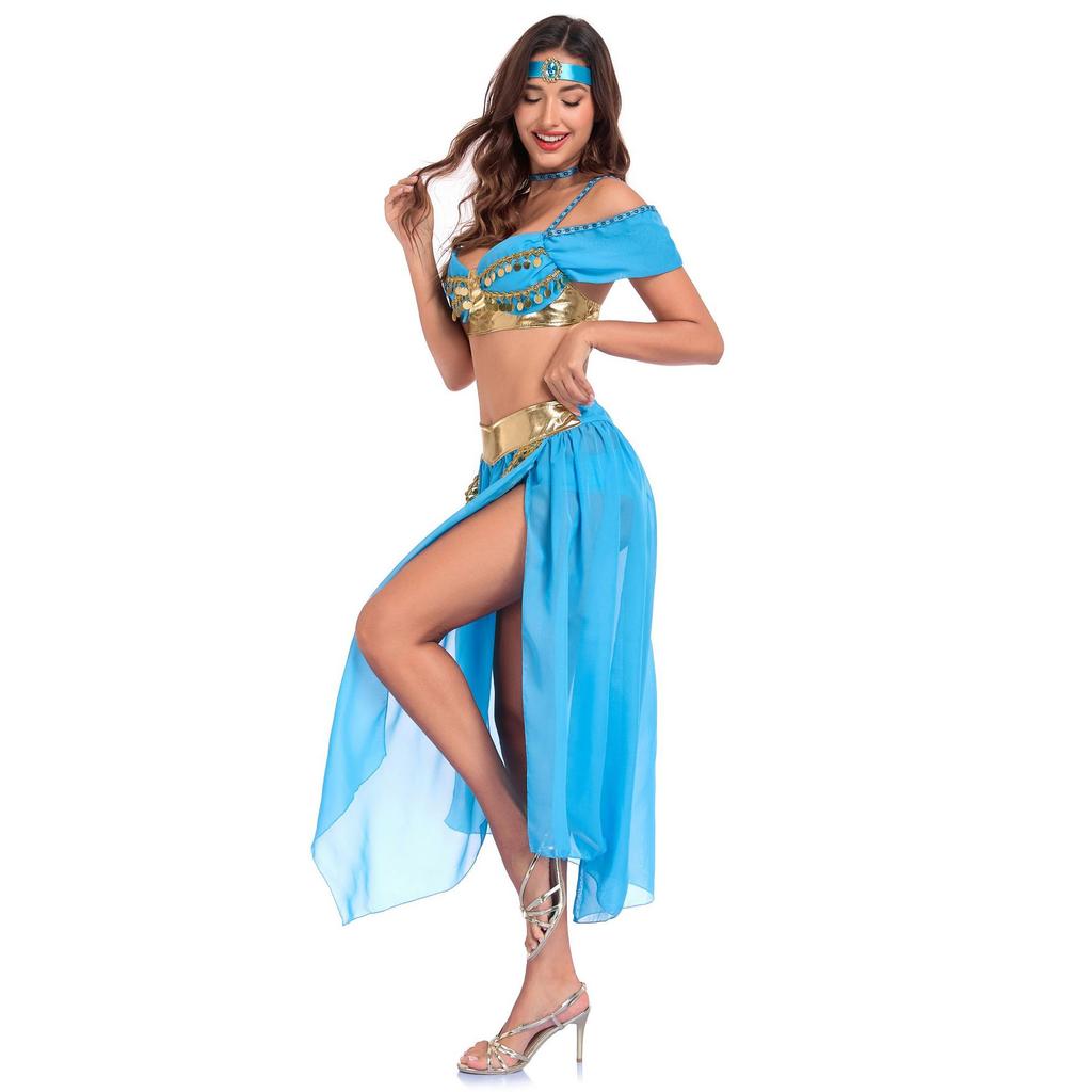 M-XL Halloween search banner Princess Jasmine exotic female cosplay Halloween stage costume