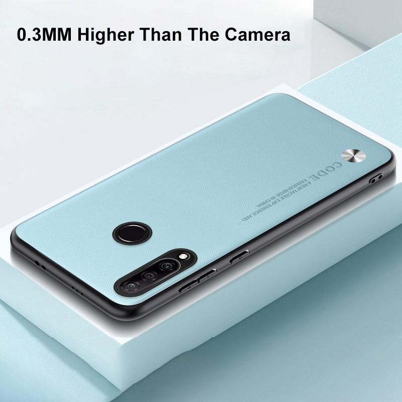 Роскошный чехол из искусственной кожи для Huawei P Smart Z, задняя крышка, матовый силиконовый чехол с полной защитой для телефона Huawei Y9 Prime 2019, чехол