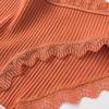 Women's Mid-Waist Lace Trim Breathable Cotton Briefs