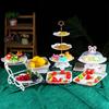 Tea Cake Decor Tableware Cake Display Plate Cupcake Storage Stand Foot Tray Dessert Exhibition Rack