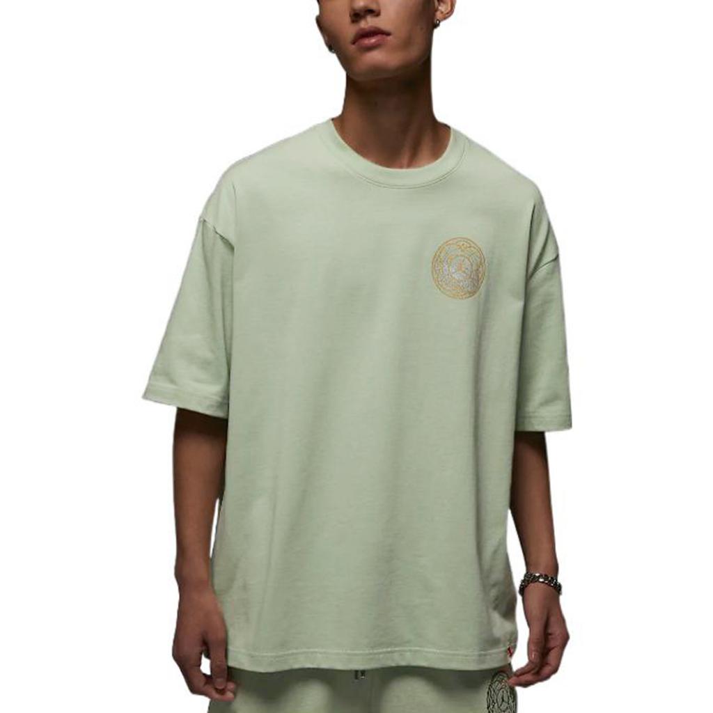 Jordan CNY Series Oversized Crew Neck Short Sleeve T-Shirt Men Tops Green FB1457-343