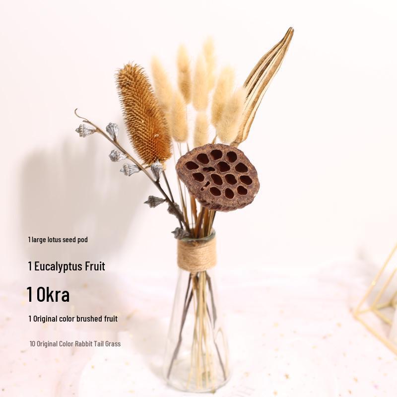 Yunnan Preserved Eucalyptus Nordic Style Decorative Bouquet