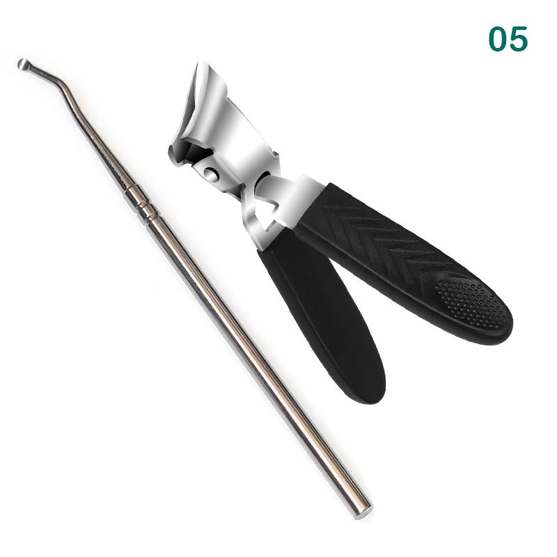 Щипчики для ногтей с наклонным лезвием, кусачки для вросших ногтей, кусачки для толстых ногтей на ногах, инструмент для удаления ногтей из нержавеющей стали, триммер для ногтей
