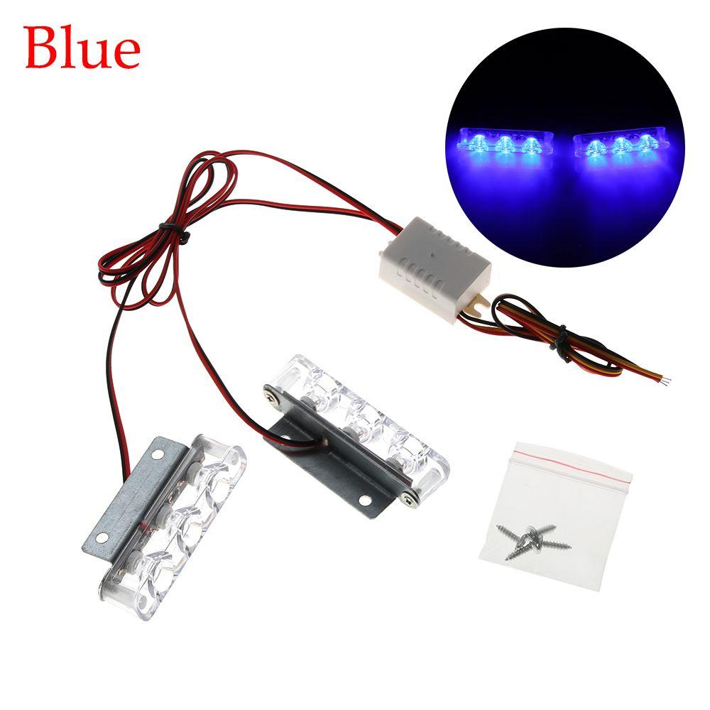 2 шт. мотоцикл DC 12 В задний стоп-сигнал полицейская мигающая стробоскопическая лампа 3 светодиода 6 Вт автомобильный стоп-сигнал