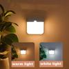 Wireless Smart Motion Sensor Night Lamp With Switch Bedroom Decor Magnetic Children's Gift Decoration White Led Night Light