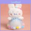 Cuter And Rabbit Plush Doll With Yarn Skirt Decoration Gift For