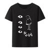 Oyasumi PunPun Modal Print T-Shirts Funny Anime Streetwear Camisetas Women Unisex Short-sleev Fashion Harajuku Cartoon Tee Shirt