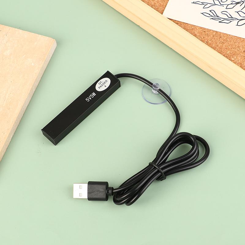 1 шт. Мини-обогреватель для аквариума 5/10 Вт, USB-зарядка, для аквариума с мелкими рыбками, энергосберегающий, защита от перегрева, аксессуары