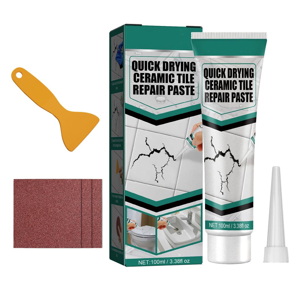 Многоцелевые быстросохнущие пасты для ремонта керамической плитки, водонепроницаемые, для бытового использования, для трещин в ванной и на полу