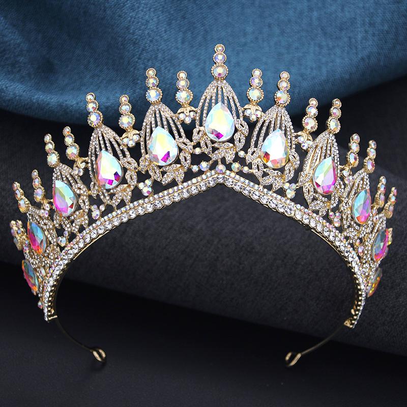 Luxury 13 Color Wedding Crown Princess Queen Tiaras and Crowns for Party Birthday Tiara Hair Jewelry Bridal Dress Accessories