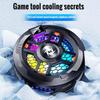 2025 НОВЫЙ SL18 Мобильный телефон Магнитный/ Зажим на заднюю панель 2 в 1 Полупроводниковый радиатор с RGB-подсветкой для IOS Android PUBG LOL Игровой кулер