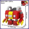 MOC Hedgehog Mech Bricks Car Game Anime Airship Dr Eggmaned Robot Compatible Figure Building Blocks Toys For Children Adult Gift