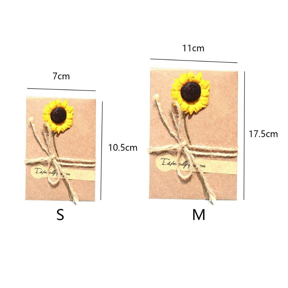 Креативная поздравительная открытка на день рождения, винтажная пустая подарочная открытка, благословение, цветочные поздравительные открытки