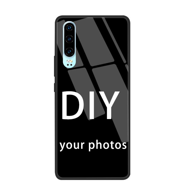 Защитный чехол из закаленного стекла на заказ для Huawei Pura 80 P70 P60 P50 P40 P30 Pro Lite Mate 60 50 40 Nova12 11 Персонализация Фото DIY Чехол
