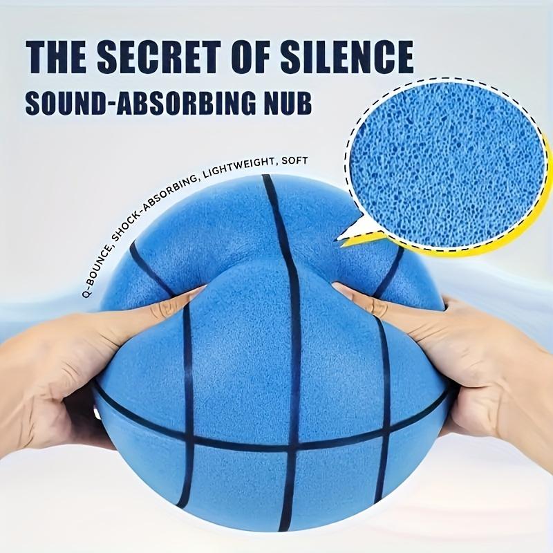 Бесшумный баскетбольный мяч Silent 7 Inch - высокоэластичный полиуретановый материал для игры в помещении, идеальный подарок на Рождество, День благодарения, Хэллоуин и дни рождения