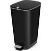 KIS Poubelle À Pédale Chic Bin Style - 42.5L - Noir