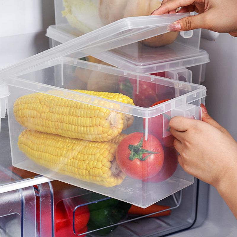 Холодильник для хранения свежих продуктов, пластиковая микроволновая печь, герметичная коробка для обеда, портативная отдельная коробка для бенто