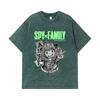 275 GSM Washed T-shirts 100% Cotton Spy x Family V5 Anya Print Unisex Heavy Cotton T Shirt