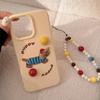 Embroidered Puppy Apple 16 Mobile Phone Case Color Polka Dot Bracelet Iphone17 Suitable for 13 Silicone 15promax Three Dimensional