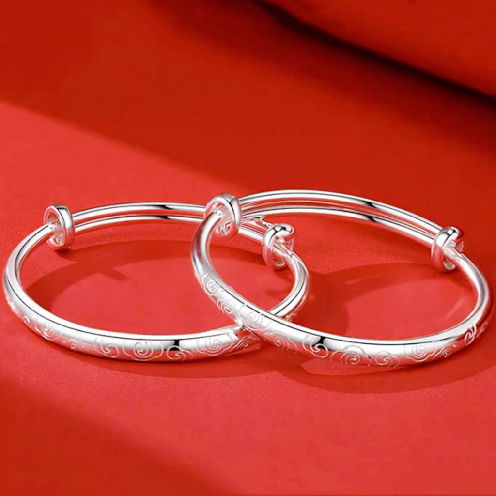 Fashion Baby Creative Xiangyun Bracelet Baby Xiangyun Ruiyi Children 'S Push Sliding Bracelets Full Moon Gift