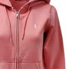 Polo Ralph Lauren однотонная толстовка с капюшоном и логотипом в виде маленького пони, женская толстовка на молнии, розовая 211841657-013
