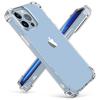 Clear Cell Phone Case for iPhone 15 Pro,TPU Four Corners Reinforced Anti-Fall Cover
