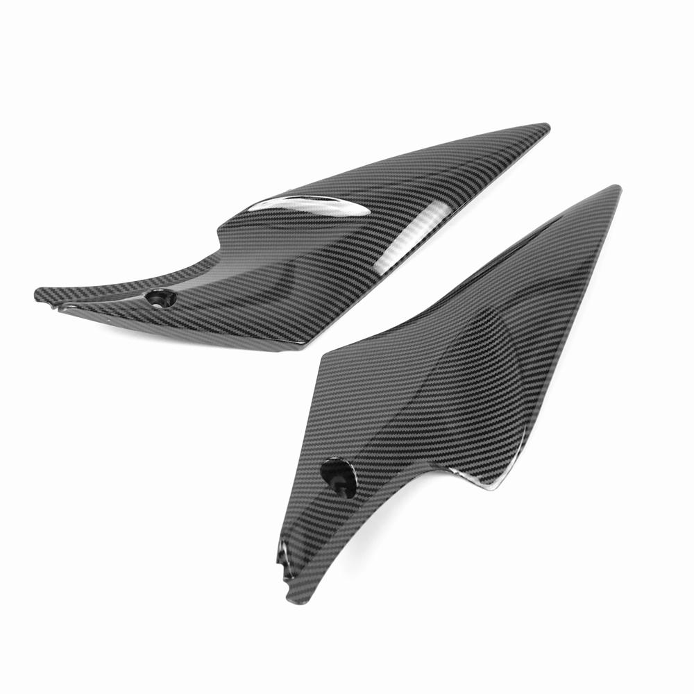 Карбоновая боковая накладка на топливный бак мотоцикла, панель, обтекатель, накладка на раму, кожух, пластиковый комплект для SUZUKI GSXR GSX-R600 750 2006 2007