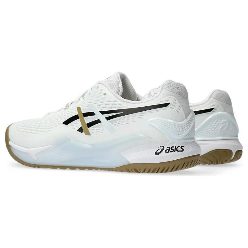 Asics Кроссовки Gel Resolution 9 'Белый Черный Резина' 1041A453-100