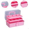 3 Layer Storage Box Craft Organizer Accessories Stackable Multifunction Caddy Portable Tackle